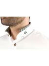 Trachtenhemd arido 2624-255-40 weiss grün Größe 43