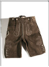 Meindl Lederhose kurz Feistritz Wildbock (Ziege) torf Größe 44