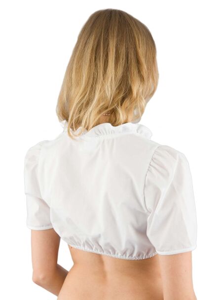 Dirndlbluse Waldorff - Leico 0028S-11 weiß