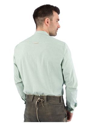 Trachtenhemd Pure Slim Fit 5009-21698 streifen grün