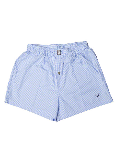 Trachten Boxershort blau karo Pure M