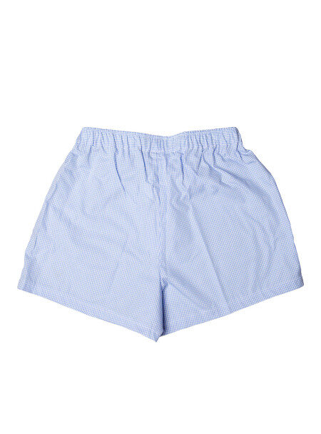 Trachten Boxershort blau karo Pure M
