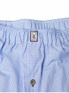 Trachten Boxershort blau karo Pure M