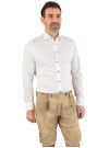 Trachtenlederhose kurz Ostarrichi Weissenberg Hirsch grau Stick natur