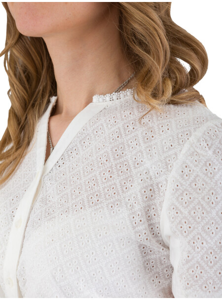 Dirndlbluse Spitze Spieth & Wensky Theresa offwhite 34