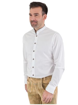 Trachtenhemd Gweih & Silk Pilsensee 01-192 weiß...
