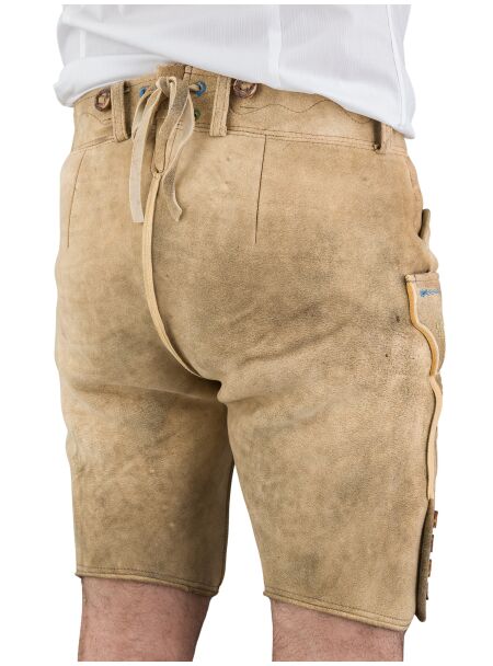 Lederhose Meindl Erzherzog Johann 284503bs 501 190 altschwarz Stick grün blau