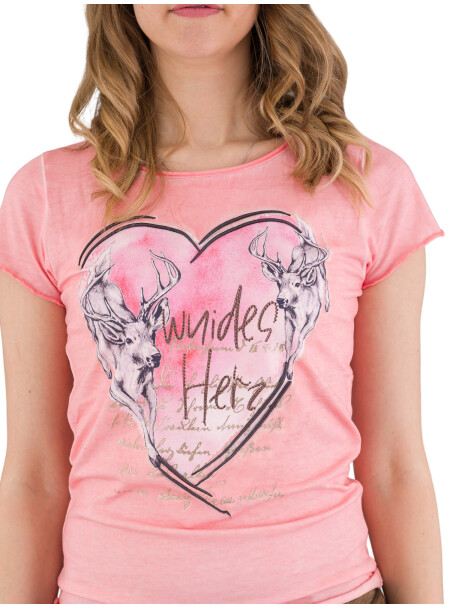 Trachten T-Shirt MarJo CW-6-Romina  peach XL