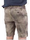 Kurze Lederhose Spieth & Wensky Alex oxford/ sand