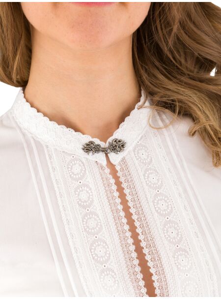 Country Line Dirndlbluse Stretch T-7626 10 weiss