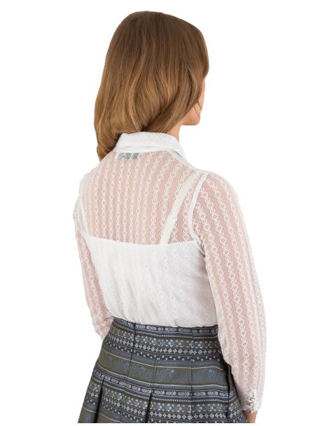 Country Line Trachtenbody T-7611 10 weiss