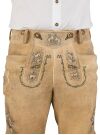 Meindl Hirschlederhose kurz Gamsbrunft 2318 501 539 kiesel