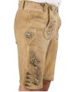 Meindl Hirschlederhose kurz Gamsbrunft 2318 501 539 kiesel