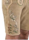 Meindl Hirschlederhose kurz Gamsbrunft 2318 501 539 kiesel