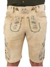 Meindl Hirschlederhose kurz Gamsbrunft 2318 501 539 kiesel