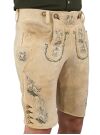 Meindl Hirschlederhose kurz Gamsbrunft 2318 501 539 kiesel