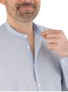 PURE Trachtenhemd 5019-21682 160 blau Slim Fit