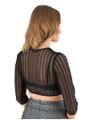 Country Line Dirndlbluse Dresdener Spitze T-7605 70 schwarz 36