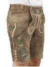 Ostarrichi Hirschlederhose kurz Wildleben Stick 084 altsalzburg 52
