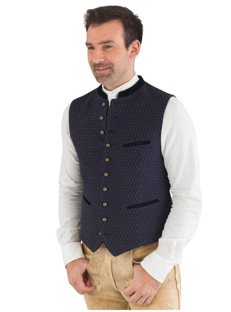 Gottseidank Trachtenweste Konstantin A004980 610 oxfordblau