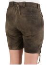 Spieth & Wensky kurze Damenlederhose Bessie 410240-1492/6604 vulkan, Stick stein