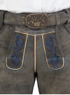 Spieth & Wensky kurze Lederhose Fendo magma, Stick blau 44