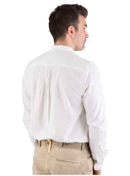 Gottseidank Trachtenhemd Pfoad_224-49 A001806 reinweiß