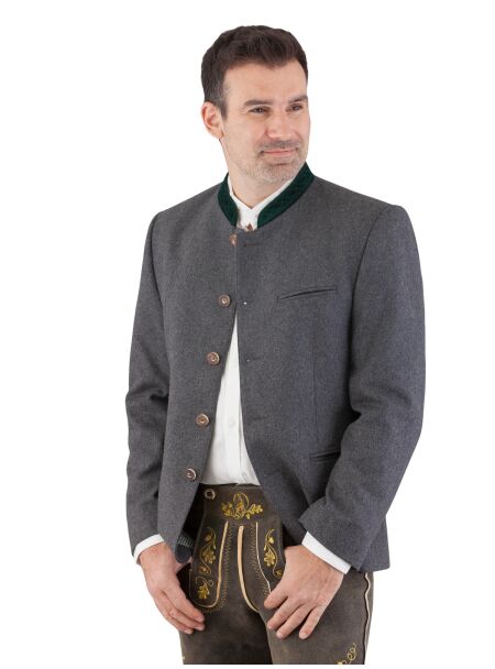 Hammerschmid Trachtenjacke Daniel 222-8109-70 grau/grün