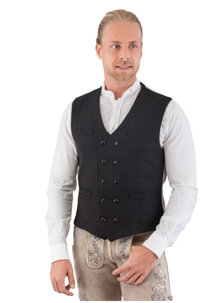 Gottseidank Trachtenweste Egon A005490 999 schwarz