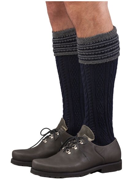 Gottseidank Kniestrumpf Partnach A000660 608-955 tinenblau-asphalt