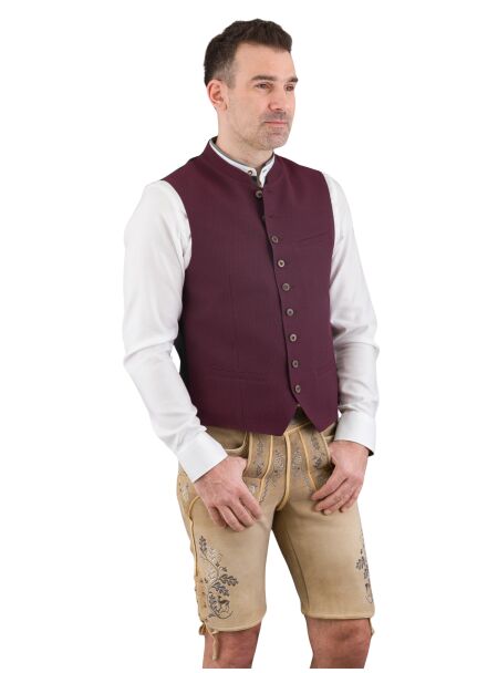 Hammerschmid Trachtenweste Oscar 261-8317-23 rot