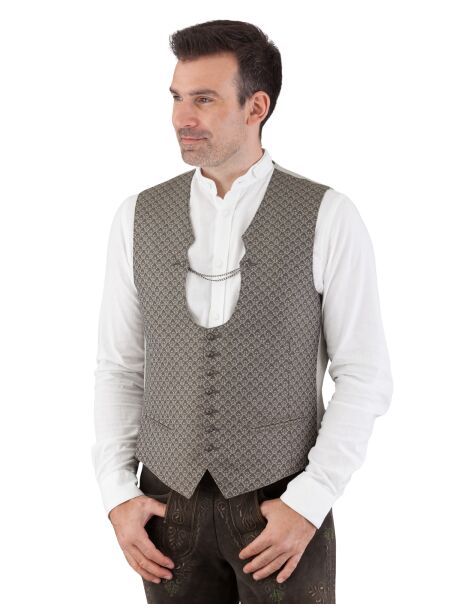 Hammerschmid Trachtenweste Oliver 261-8319-79 hellbraun