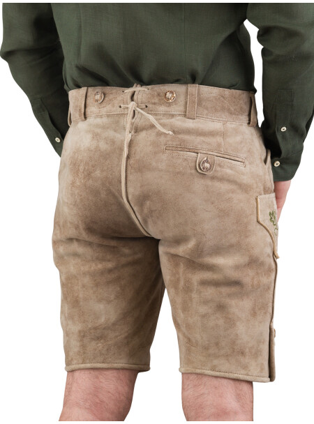 Beckert kurze Lederhose Leobendorf 280720 - 0268 / 7875 7875 barock/ St. 660 oliv 28
