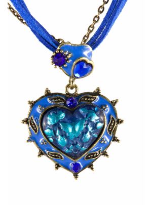 Collier 165201 Herz blau