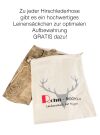 Meindl Lederhose kurz Königlich Bayerische Jagahosn Hirsch sämisch zirbel blau