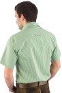 Trachtenhemd kurzarm Spieth & Wensky Endrik Normal Fit grün karo