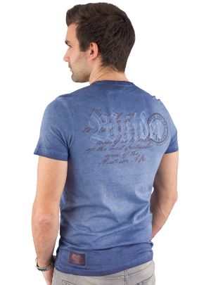 T-Shirt Hangowear Uberto blau 0141 
