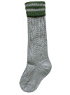 Trachtensocken Kinder Lusana L320R-0319 grau-grün Ki. Strumpf JB - 38-40