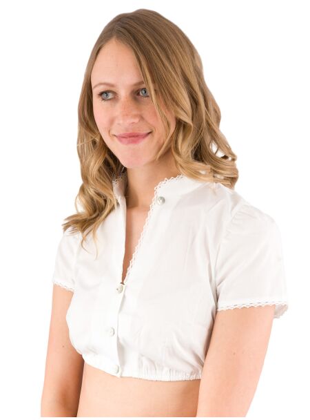 Dirndlbluse Spieth & Wensky Fanny creme Größe 32