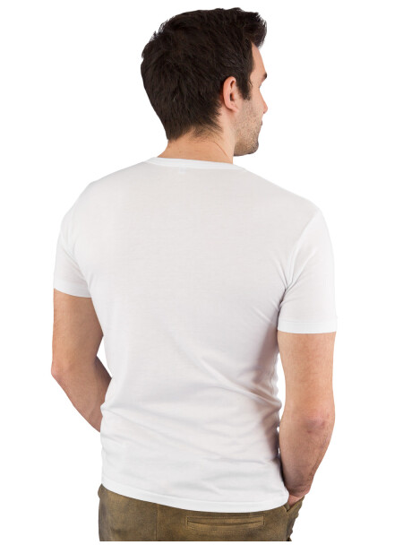 Trachten T-Shirt franzmünchinger dahoam weiß Größe XS