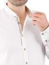 Trachtenhemd Pure 5010-21601 Slim Fit weiß 901 M