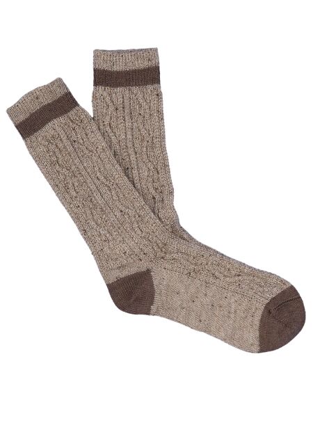 Trachtensocken Lusana L5698T braun braun 211